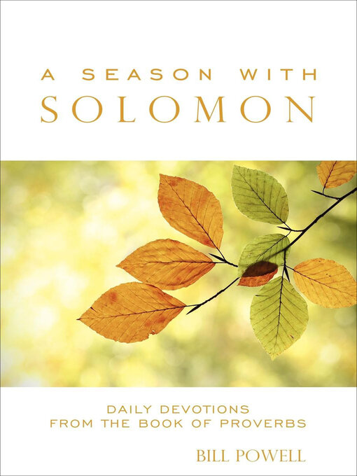 Title details for A Season with Solomon by Bill Powell - Available